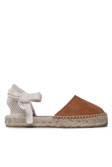 Manebi Еспадрили Suede Flat Valenciana Espadrilles R 3.9 P0 Кафяв - Mera.bg
