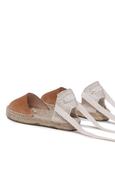 Manebi Еспадрили Suede Flat Valenciana Espadrilles R 3.9 P0 Кафяв - Mera.bg