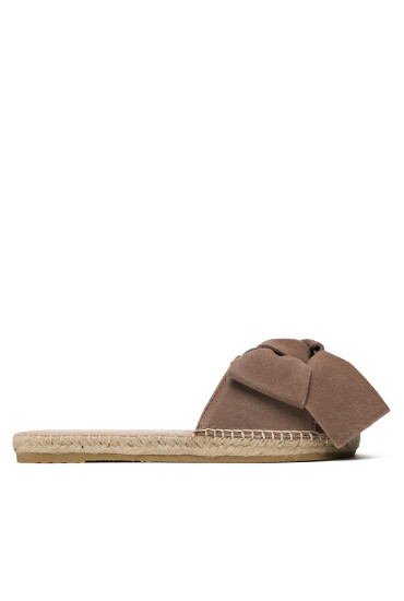 Manebi Еспадрили Suede Sandals With Bow W 1.9 J0 Кафяв - Mera.bg