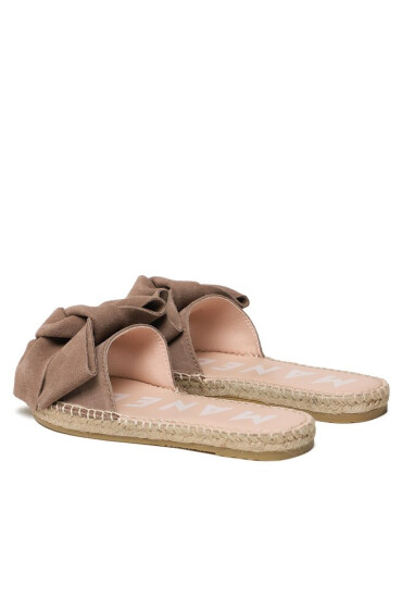 Manebi Еспадрили Suede Sandals With Bow W 1.9 J0 Кафяв - Mera.bg