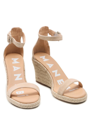 Manebi Еспадрили Wedge Sandals M 1.1 Wg Champagne Beige - Mera.bg