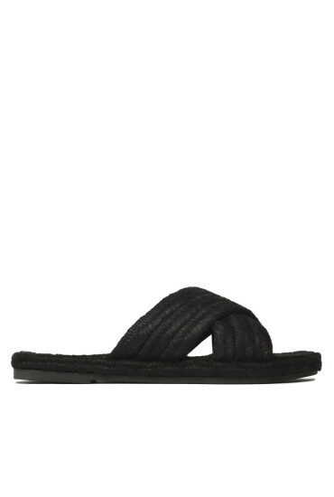 Manebi Еспадрили Yute Rope Rope Sandals S 9.6 Y0 Черен - Mera.bg