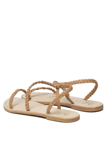 Manebi Сандали Sandals S 9.5 Y0 Кафяв - Mera.bg