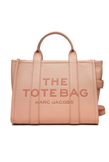 Marc Jacobs Дамска чанта The Leather Medium Tote Bag H004L01PF21 Розов - Mera.bg
