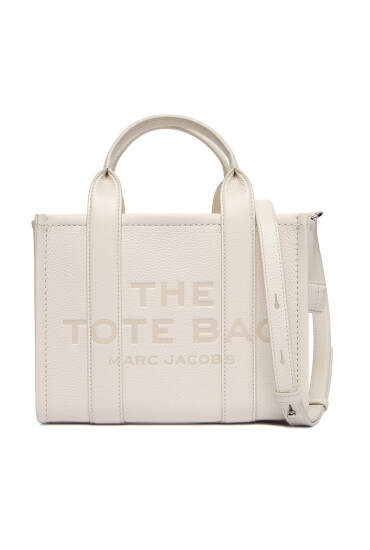 Marc Jacobs Дамска чанта The Leather Small Tote Bag H009L01SP21 Екрю - Mera.bg