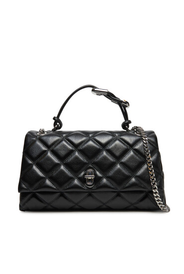 Marc Jacobs Дамска чанта The Quilted Dual Convertible Shoulder Bag 2S5HCR007H02 Черен - Mera.bg