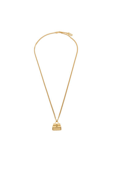 Marc Jacobs Колие The St. Marc Cuban-Link Chain Necklace 2F3JNC001J37 Златист - Mera.bg