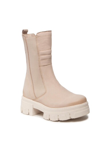Marco Tozzi Боти тип челси 2-25402-29 Cream Nubuck 416 - Mera.bg