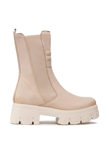 Marco Tozzi Боти тип челси 2-25402-29 Cream Nubuck 416 - Mera.bg