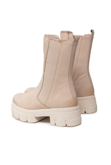Marco Tozzi Боти тип челси 2-25402-29 Cream Nubuck 416 - Mera.bg