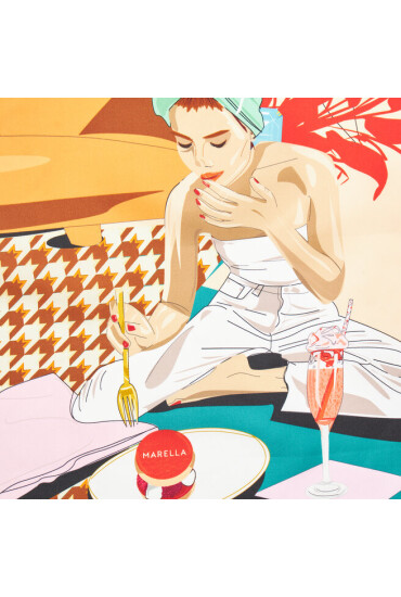 Marella Шал Alcool 6546013602 Orange 001 - Mera.bg