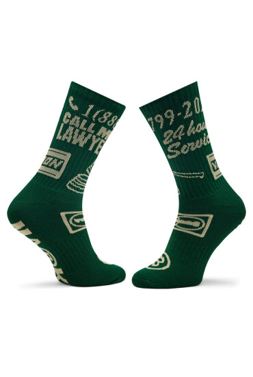Market Дълги чорапи unisex Call My Lawyer Socks 360000922 Зелен - Mera.bg