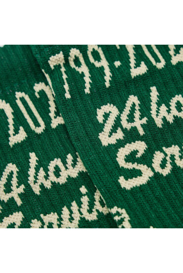 Market Дълги чорапи unisex Call My Lawyer Socks 360000922 Зелен - Mera.bg