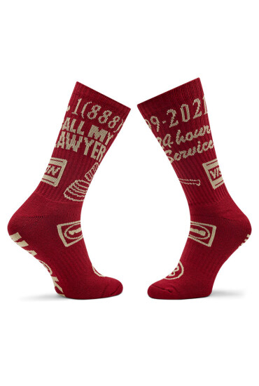 Market Дълги чорапи unisex Call My Lawyer Socks 360000922 Червен - Mera.bg