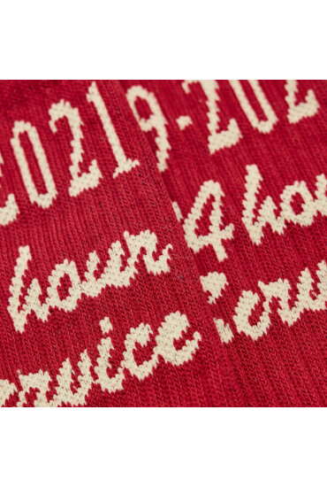 Market Дълги чорапи unisex Call My Lawyer Socks 360000922 Червен - Mera.bg