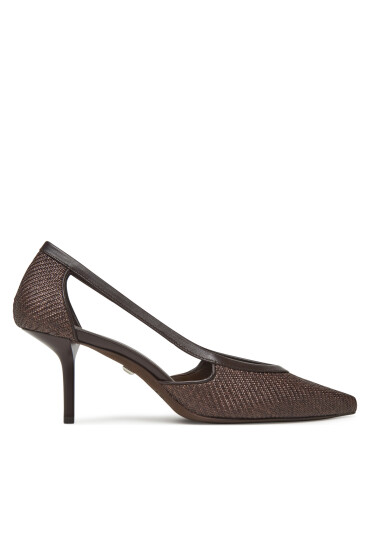 Max Mara Обувки на ток Strawpump 2514521312600 Кафяв - Mera.bg