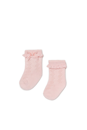 Mayoral Чорапи дълги детски 9427 Rosa Baby 60 - Mera.bg