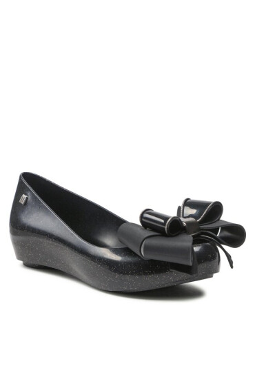 Melissa Балеринки Ultragirl Sweet Xxi Ad 33551 Black Glitter AG714 - Mera.bg