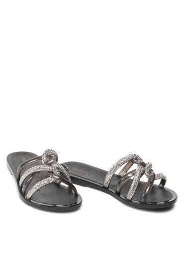 Melissa Чехли Shiny Ad 33429 Black/Silver 50545 - Mera.bg