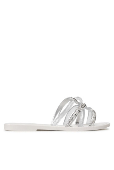 Melissa Чехли Shiny Ad 33429 White/Silver 50554 - Mera.bg
