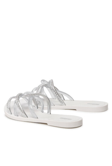 Melissa Чехли Shiny Ad 33429 White/Silver 50554 - Mera.bg