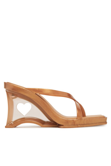Melissa Джапанки Glass Heel Ad 35801 Златист - Mera.bg
