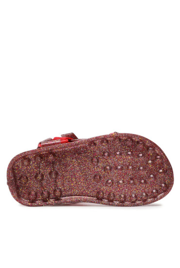Melissa Сандали Mini Papete + Rider I 33381 Red/Clear Glitter Pink 54034 - Mera.bg