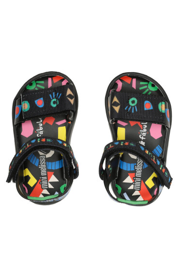 Melissa Сандали Mini Pula Pula + Fabula Bb 33943 Черен - Mera.bg