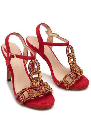 Menbur Сандали 22438 Red 0007 - Mera.bg