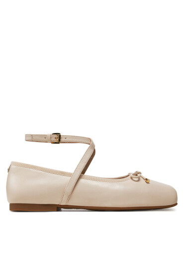 Michael Kors Балеринки Collette Leather Ballet Flat 40T4CTFP1L Бежов - Mera.bg
