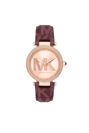 Michael Kors Часовник Parker MK2974 Burgundy/Rose Gold - Mera.bg