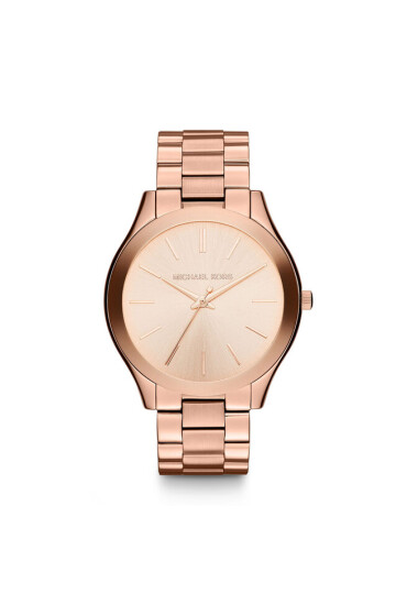 Michael Kors Часовник Slim Runway MK3197 Rose Gold/Rose Gold - Mera.bg