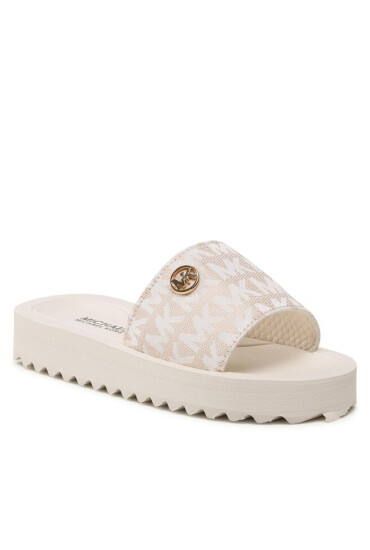 MICHAEL KORS KIDS Чехли Stelo MK100649C Oatmeal - Mera.bg