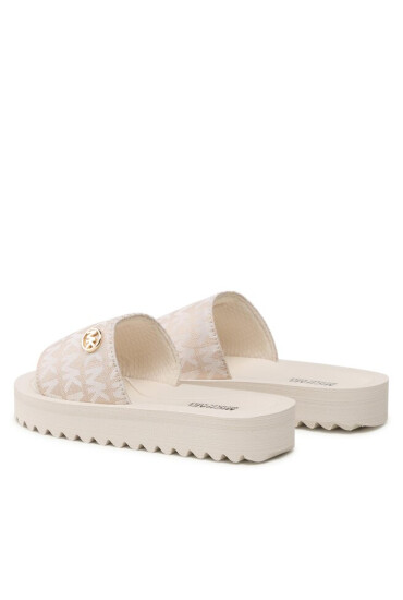 MICHAEL KORS KIDS Чехли Stelo MK100649C Oatmeal - Mera.bg