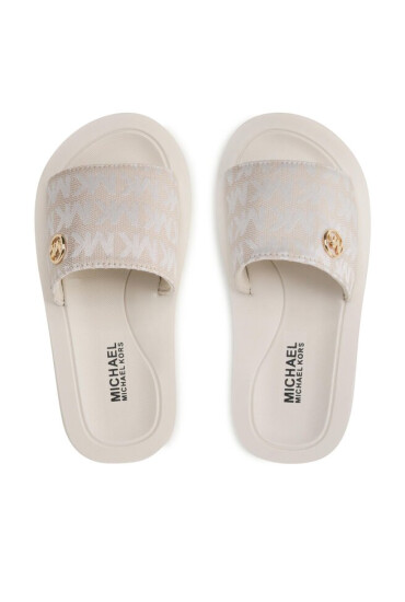 MICHAEL KORS KIDS Чехли Stelo MK100649C Oatmeal - Mera.bg