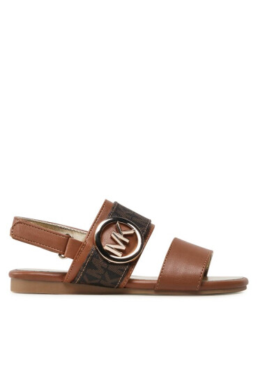 MICHAEL KORS KIDS Сандали Sydney Kenzie MK100632 Brown/Luggage - Mera.bg