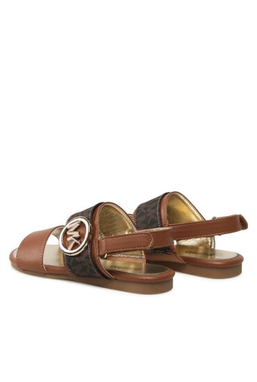 MICHAEL KORS KIDS Сандали Sydney Kenzie MK100632 Brown/Luggage - Mera.bg