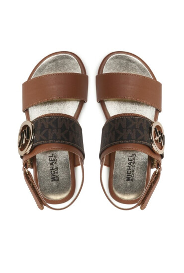 MICHAEL KORS KIDS Сандали Sydney Kenzie MK100632 Brown/Luggage - Mera.bg