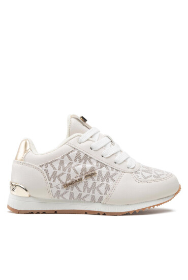 MICHAEL KORS KIDS Сникърси Allie Jogger MK100540C Vanilla/Gold - Mera.bg