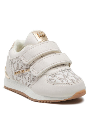 MICHAEL KORS KIDS Сникърси Allie Jogger MK100539 Vanilla/Gold - Mera.bg
