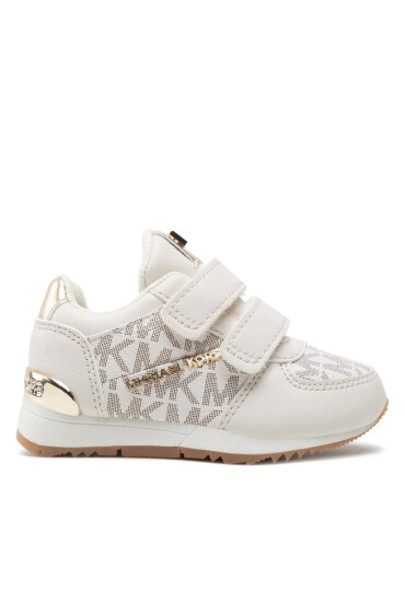 MICHAEL KORS KIDS Сникърси Allie Jogger MK100539 Vanilla/Gold - Mera.bg