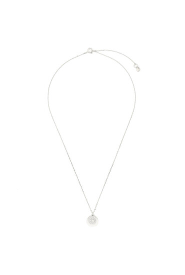 Michael Kors Колие Pave Coin Neck MKC1515AN040 Rhodium Clear Cz - Mera.bg