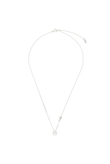 Michael Kors Колие Pave Halo Necklace MKC1208AN040 Сребрист - Mera.bg
