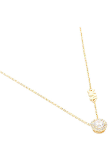 Michael Kors Колие Pave Halo Necklace MKC1208AN710 Златист - Mera.bg