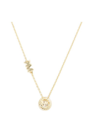 Michael Kors Колие Pave Halo Necklace MKC1208AN710 Златист - Mera.bg