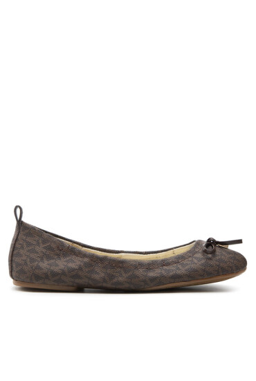 MICHAEL Michael Kors Балеринки Juliette Flat 40S2JTFP1B Brown - Mera.bg
