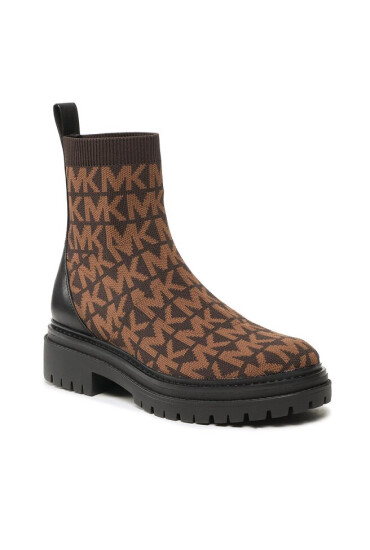MICHAEL Michael Kors Боти Comet Lug Bootie 40F2CMFE5Y Blk/Brown - Mera.bg