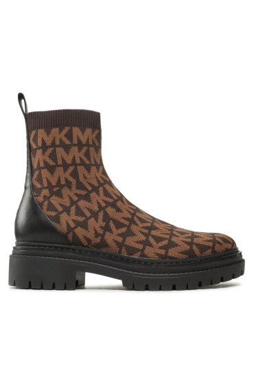 MICHAEL Michael Kors Боти Comet Lug Bootie 40F2CMFE5Y Blk/Brown - Mera.bg