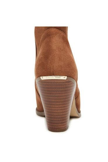 MICHAEL Michael Kors Боти Dover Heeled Bootie 40F3DOHE5S Luggage - Mera.bg