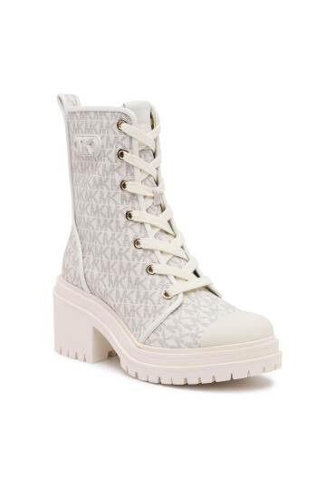 MICHAEL Michael Kors Боти Hanley Bottie Mk Sig Semi Lux 40F3HYME5B Екрю - Mera.bg